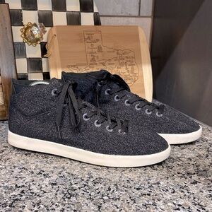 Allbirds Men’s WPM Piper Mid-Top Sneakers Black Size 12